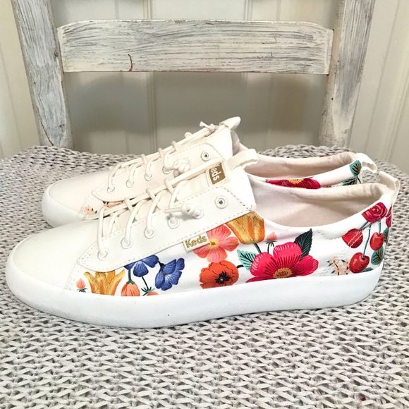NWT Keds X Rifle Paper Co Kickback Blossom Sneakers - Picture 8 of 16